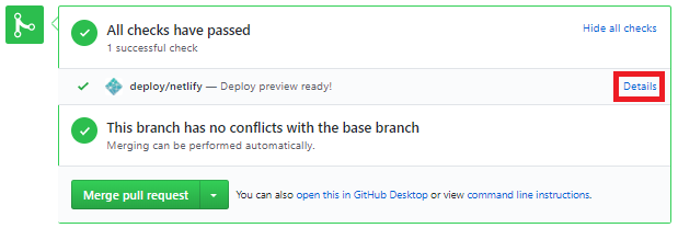 Preview deploy